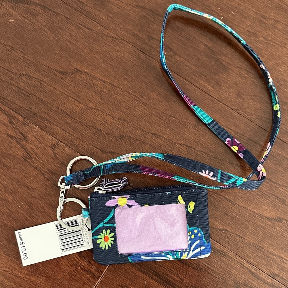 Lighten up zip ID case lanyard